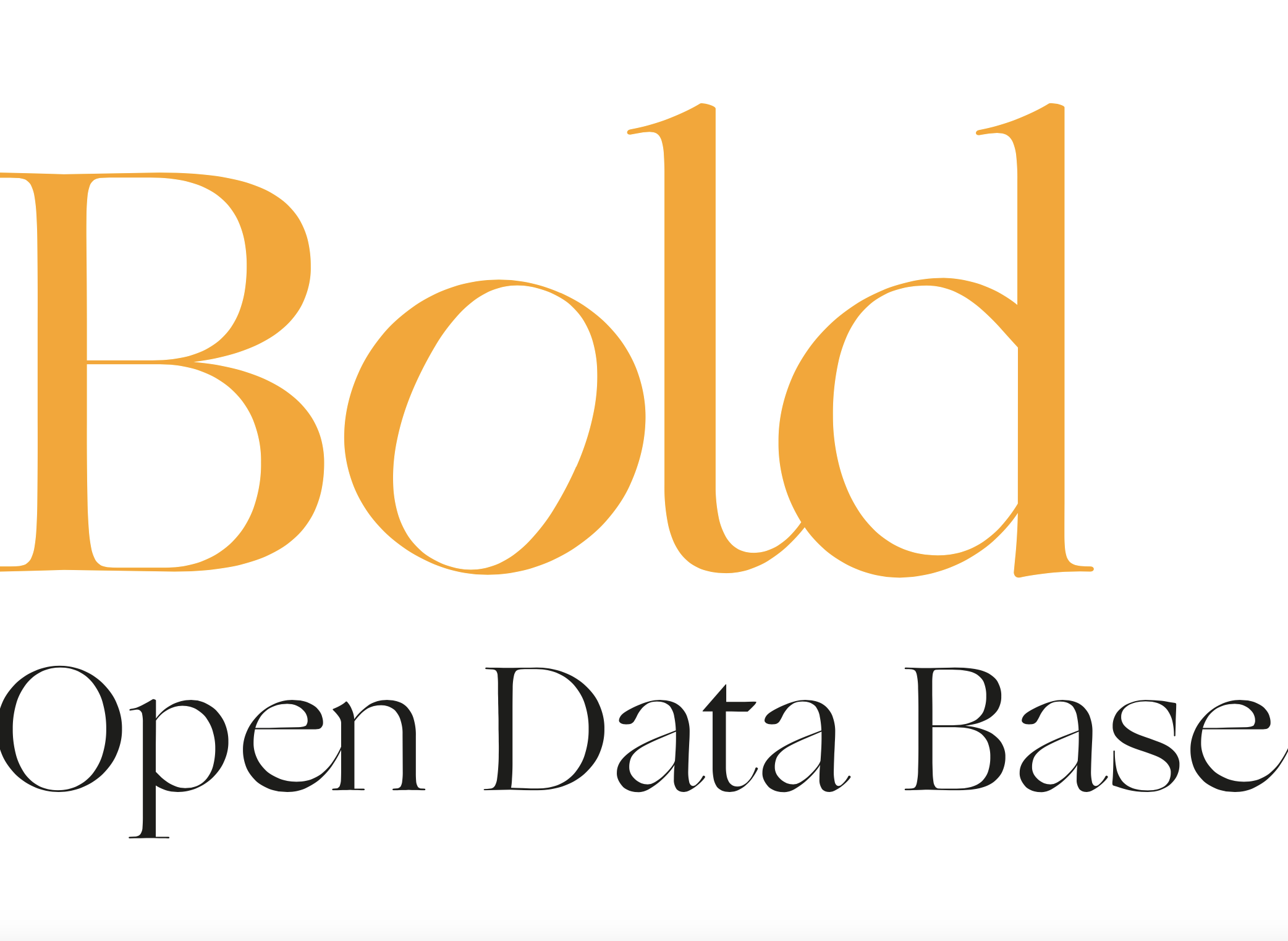 Bold Open data base
